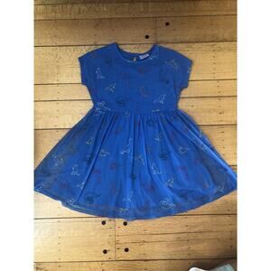 Hanna Andersson 10 Tulle Twirl Dinosaur Embroidered Dress